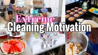 *WHOLE* HOUSE CLEAN WITH ME | EXTREME CLEANING MOTIVATION