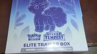 Opening Pokémon Elite Trainer Box - Silver Tempest