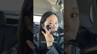 GRWM in a cab (post flight, straight to a work meeting) 😎