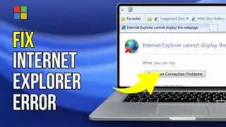 ✅Fix Internet Explorer Cannot Display the Webpage - Diagnose connection problems Error in Windows 7