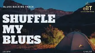 Shuffle my blues - Blues backing track in G!