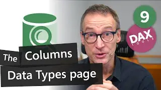 DAX Tools - VertiPaq Analyzer 9 - The Columns Data Types page