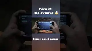 BEST CUSTOM ROM FOR POCO F1 🔥 || POCO F1 BGMI GRAPHICS TEST 🤯 #pocof1 #bgmitest #handcam #shorts