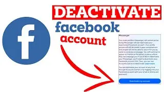 How to Deactivate Facebook Account - 2024