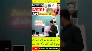 How to grow art paint drawing youtube channel