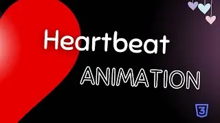 ASMR coding - Heart beat animation | CSS | HTML