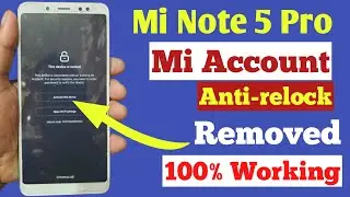 Mi Note 5 Pro Mi Account Removed One Click Easy Method | Redmi Note 5 Pro Frp Bypass New Trick