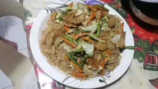 Pansit Kanton With Bihon