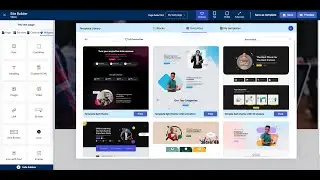 Drag and drop website builder demo 2