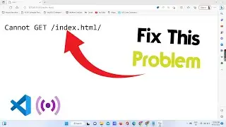 Cannot GET /index.html/ || Error Fix