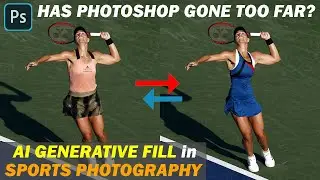 AI GENERATIVE FILL in Sports Photography: Has Photoshop Beta Gone Too Far?
