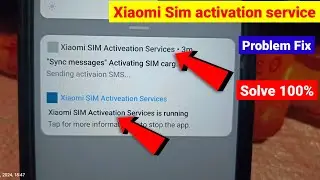 Xiaomi sim activation service problem | Xiaomi  SIM Activation service is  running problem