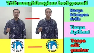 Cara menghilangkan background foto tanpa aplikasi