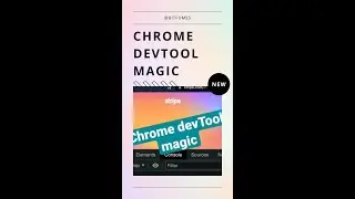 Chrome devTool magic #shorts #programming