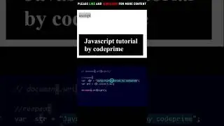 Slice() - Javascript String Method #slice #strings #javascript