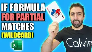 How to use IF function with PARTIAL Text Match - Wildcards (*️⃣, ❓)