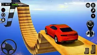 Mega Ramp Car Stunts Racing - Crazy Car Stunts Driving 3D - Android Gameplay