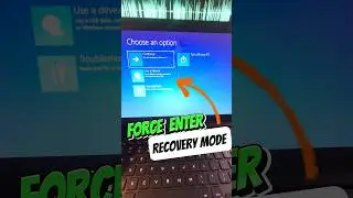 How to Enter Recovery Mode When Nothing Else Works #windows11 #tech #bluescreenerror #shorts