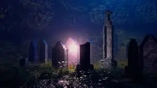 Medieval Cemetery | Blender 2.83 Animation