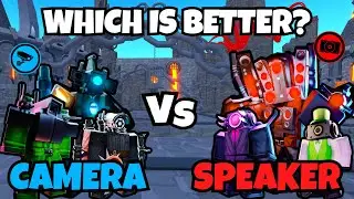 Speaker Race Vs. Camera Race | Toilet Tower Defense