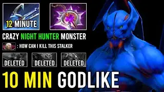 How to Play Night Stalker as an Offlaner with 10 Min Godlike & Zero Death Crazy Night Monster Dota 2