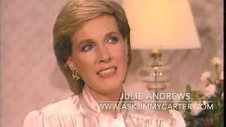 Dame Julie Andrews 1984 interview with Jimmy Carter