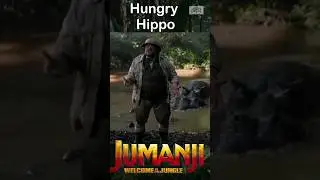 Funny hippo scene|Jumanji-Welcome to the Jungle |#storyrecap #fypage #comedy