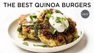 The BEST Quinoa Burger Recipe EVER! ‣‣ vegan & gluten-free