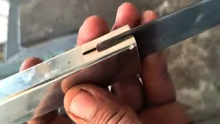 how to make a knife | knife from hacksaw blade