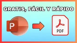 Cómo GUARDAR en PDF DIAPOSITIVAS de POWERPOINT