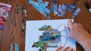 Collage Creation - Art in Action 