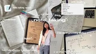 how I take EFFECTIVE & AESTHETIC notes ✏️🎀 goodnotes tour, digital & handwritten, study tips