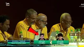 Rachin Ravindra & Shardul Thakur Sold To Csk 🔥 IPL 2024 Auction Live