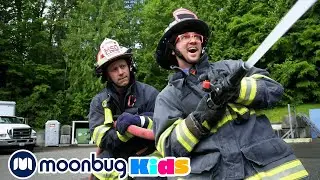 Firetruck Song - How to Be a Firefighter | Sing With Blippi | Blippi | Kids Songs | Moonbug Kids