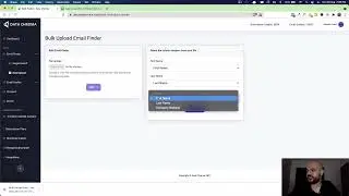 How to bulk find emails using person's name and company website - Bulk Email Finder guide
