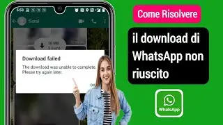 Correggi il download non è stato possibile completare Riprova più tardi in WhatsApp (2024)