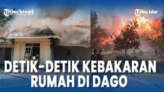 Api Dalam Sekejap Meluluh Lantakan Bangunan di Dago Bandung