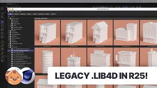 How to install legacy .lib4d files in C4D R25