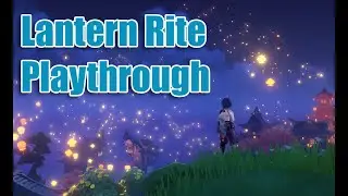 Lantern Rite Quest Playthrough | Genshin Impact