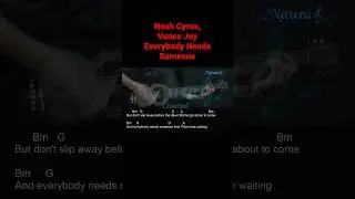 Noah Cyrus, Vance Joy - Everybody Needs Someone Guitar Chords Lyrics #shorts