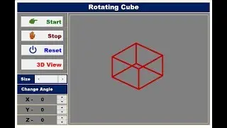 Rotating Cube in Excel | 3D Object animation in excel using VBA