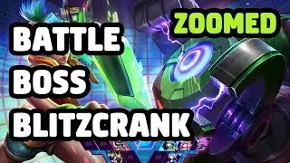 BATTLE BOSS BLITZCRANK SKIN ZOOMED SPOTLIGHT - LEAGUE OF LEGENDS