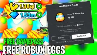 Roblox FREE Gamepass & AutoFarm Script ~ Get All Robux Egg Unlimited | Envixity Scripts