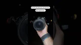 Shooting with lighting 