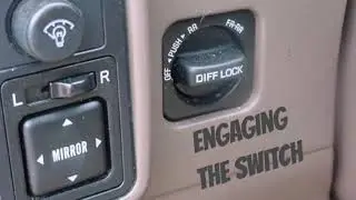 80 Series Toyota Land Cruiser Diff-Lock Engagement