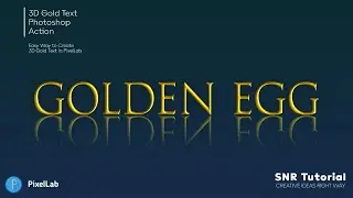 How to Make Gold Text in PixelLab | Simple Create Gold Text Effects PixelLab | SNR Tutorial