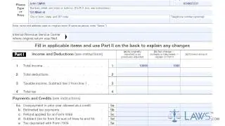 Form 1120X Amended Corporation Income Tax Return