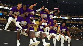 NBA 2K20 NBA Finals Championship Celebration | New Animations