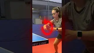 Как делать топ-спин слева? #sport