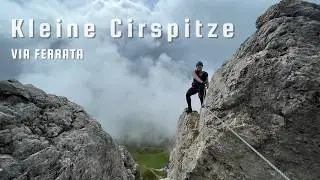 Kleine Cirspitze: Schöne Via Ferrata für fortgeschrittene Anfänger (B/C) - Piccolo Cir - Dolomiten